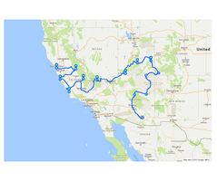 USA 2017 route